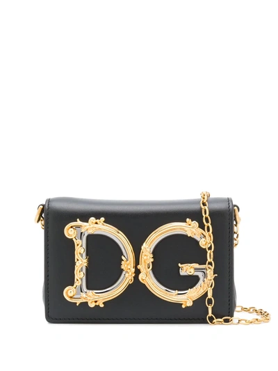 Dolce & Gabbana Dg Logo Belt Bag In Black