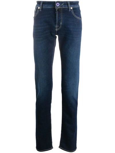 Jacob Cohen Slim Fit Jeans In Blue