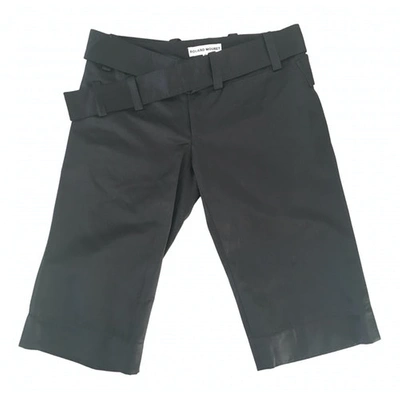 Pre-owned Roland Mouret Black Cotton Shorts