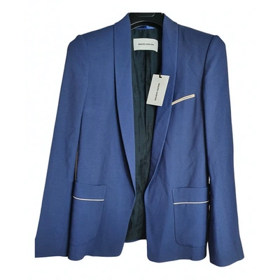 Pre-owned Mauro Grifoni Blue Viscose Jacket