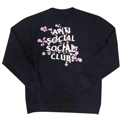 Pre-owned Anti Social Social Club Black Cotton Knitwear & Sweatshirt