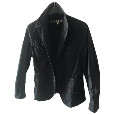 Pre-owned John Richmond Short Waistcoat In Black