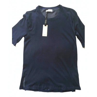 Pre-owned Laneus Blue Cotton T-shirt