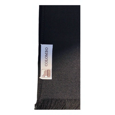 Pre-owned Colombo Cashmere Stole In Black