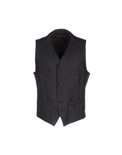 John Varvatos Vests In Steel Grey