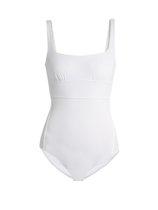 Max Mara Antille Swimsuit In White | ModeSens