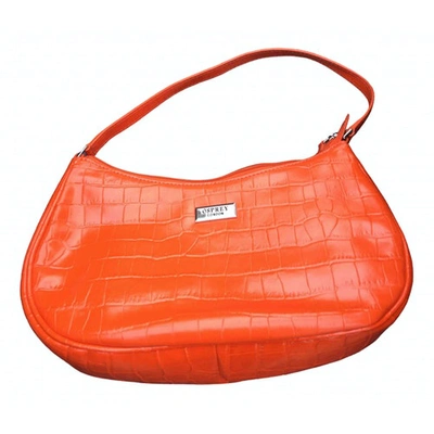 Pre-owned Osprey Orange Leather Handbag
