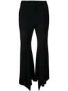 Goen J Crop Flared Trousers In Black