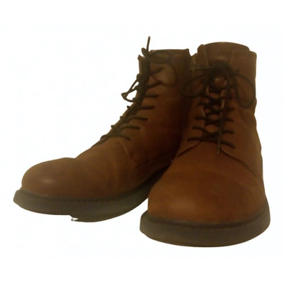 Pre-owned Camper Leather Boots In Brown