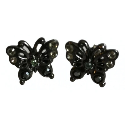 Pre-owned Anna Sui Earrings In Black