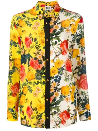 Fausto Puglisi Floral Shirts & Blouses In Yellow