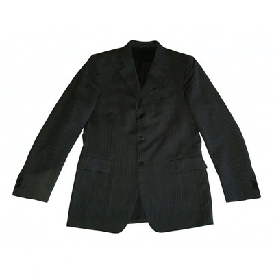 Pre-owned Prada Wool Waistcoat In Black