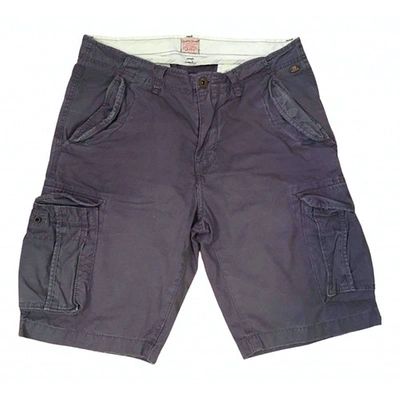 Pre-owned Scotch & Soda Purple Cotton Shorts