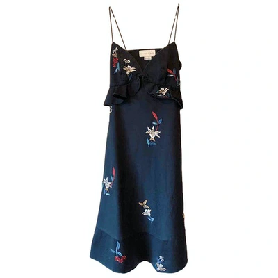 Pre-owned Sachin & Babi Mid-length Dress In Blue