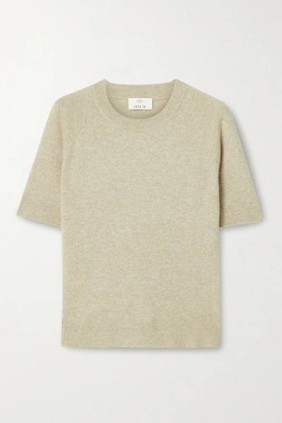 Allude Cashmere Sweater In Beige