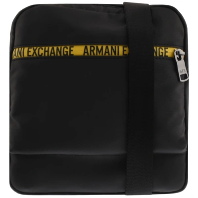 Armani Exchange Logo Shoulder Bag Black