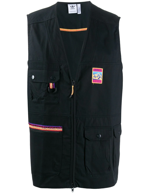 adidas gilet black