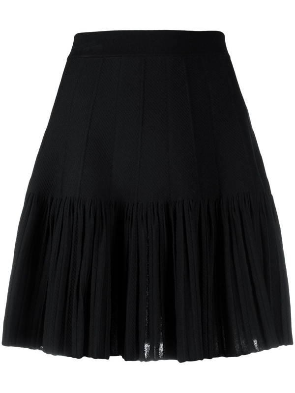 Sandro Bailey Pleated Skirt In Black | ModeSens