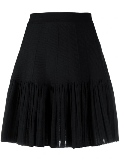 Sandro Bailey Pleated Skirt In Black