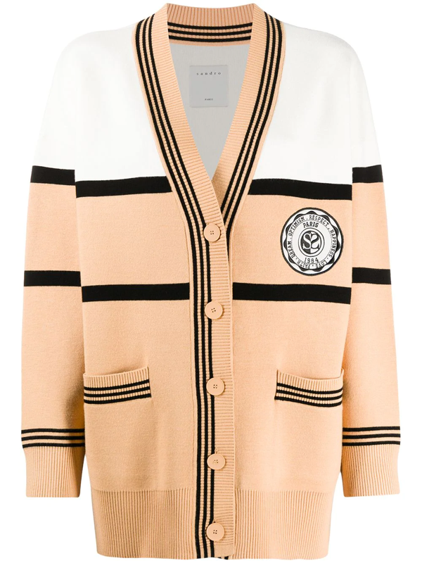 sandro oversized cardigan