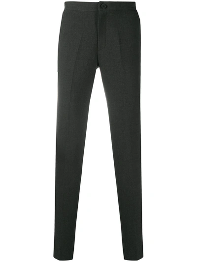 Sandro Cotton Tailored Trousers In Grey
