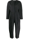 Givenchy Long-sleeved Cargo Jumpsuit In Black