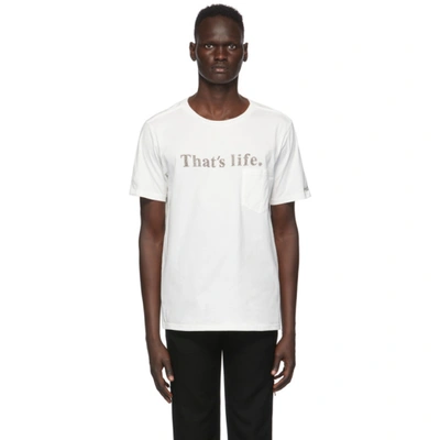 Takahiromiyashita The Soloist Printed Cotton-jersey T-shirt In White