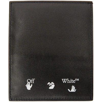 Off-white Logo Prints Cardholder In Black/white