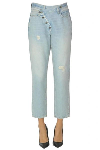 Frame Le Pegged Jeans In Blue