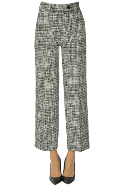 True Royal Tweed Trousers In Black