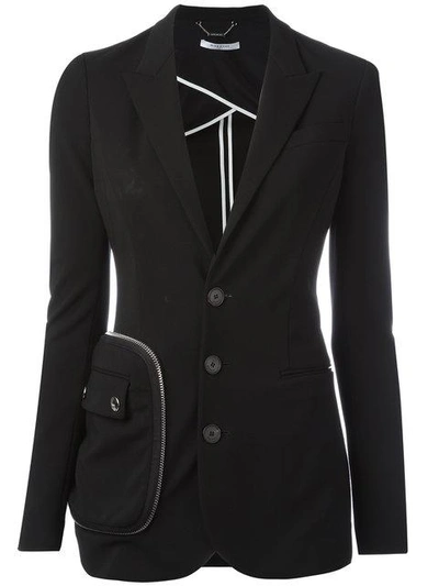 Givenchy Pocket Detail Blazer In Black