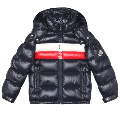 Moncler Kids' Dell Hooded Shell Puffer Jacket 4-14 Years In Navy