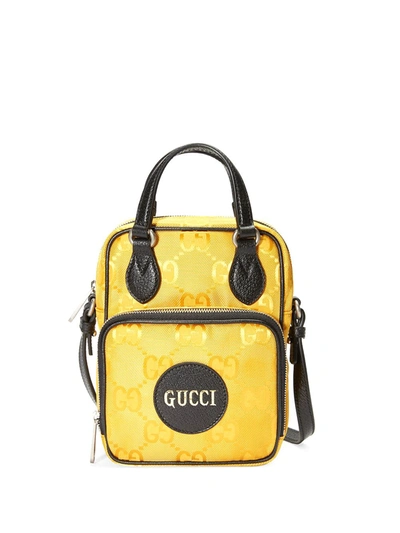 Gucci Off The Grid Gg Supreme Messenger Bag In Yellow