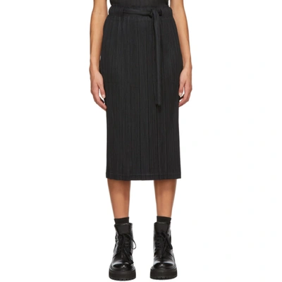 Issey Miyake Pleats Please By  Bow In 15 Black