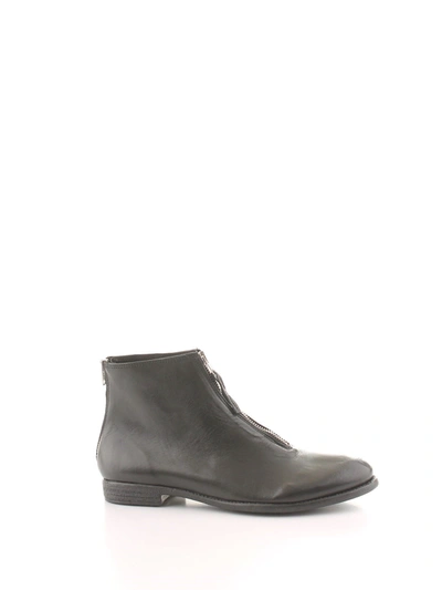 Leqarant Men's Black Leather Ankle Boots