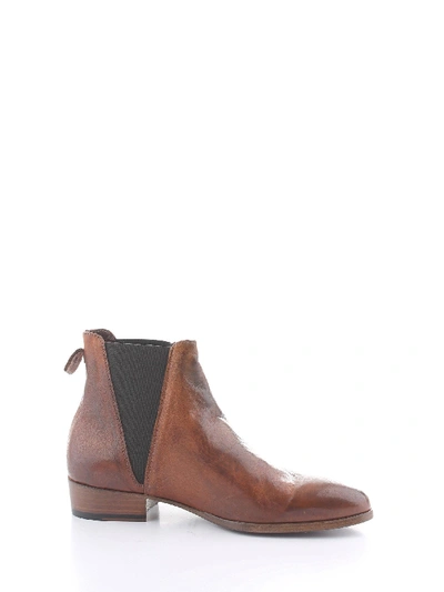 Leqarant Men's Brown Leather Ankle Boots