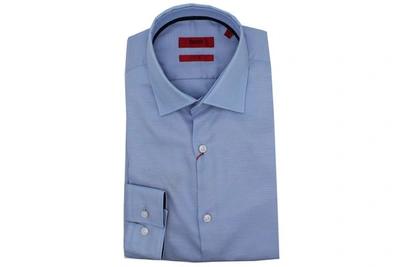 Hugo Boss Men's Koey1020274301459 Light Blue Cotton Shirt