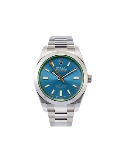 Rolex 2020 Unworn Milgauss 40mm In Blue