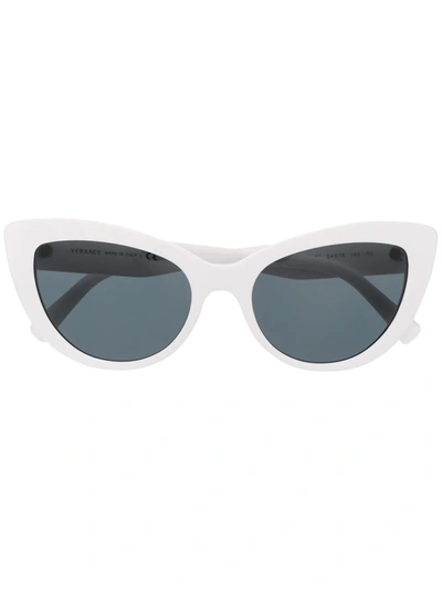 Versace Medusa Cat-eye Sunglasses In White