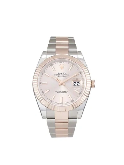 Rolex 2020 Unworn Oyster Perpetual Datejust 41mm In Pink