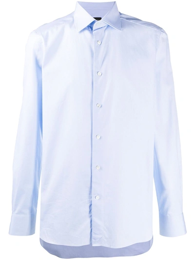 Ermenegildo Zegna Button-up Shirt In Blue
