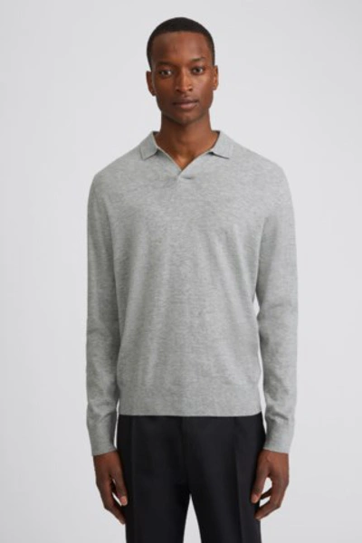 Filippa K Lars Sweater In Light Grey Melange