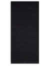 Ferragamo Printed Wool Scarf In Black Charcoal