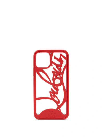 Christian Louboutin Louboutin Logo Cutout Pvc Iphone 11 Pro Case In Loubi