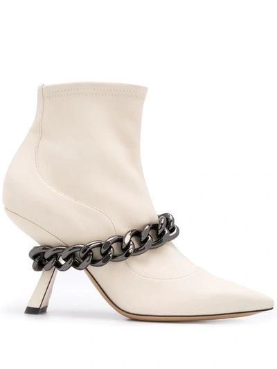 Nicholas Kirkwood Lea Boots In White