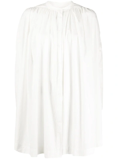 Casey Casey Button-down Tunic Top In White