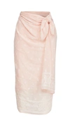 Rag & Bone Bandana Pareo In Light Pink