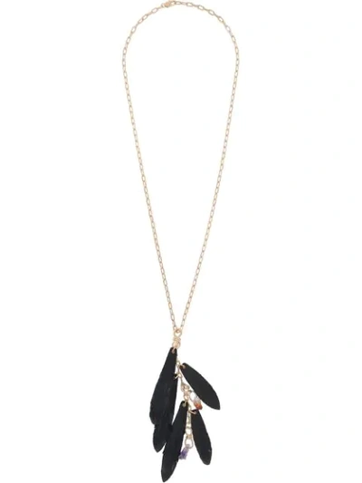 Dsquared2 Feather Pendant Necklace In Not Applicable