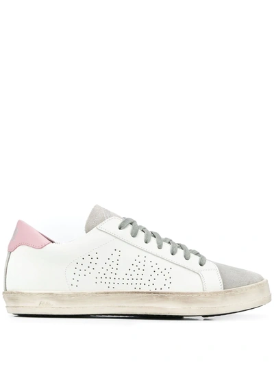 P448 John Low-top Trainers In White