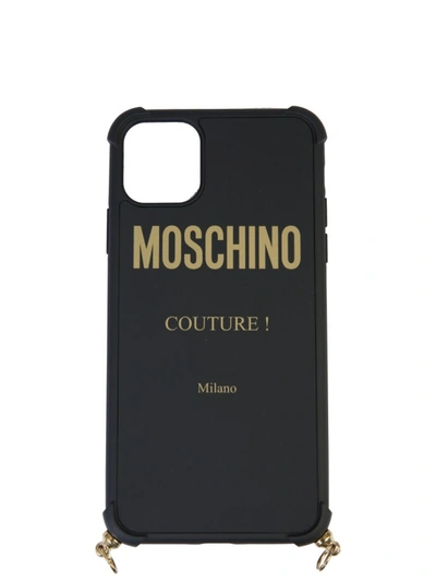 Moschino Iphone 11 Pro Max Cover In Black